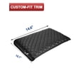 thumbnail image 4 of KBH Center Console Armrest Cover Fit for 1999-2010 Ford F250 F350 F450 & 2001-2005 F550 with Jump Seat, Leather Middle Console Lid Cover Cushion Pad for Truck Interior Accessories, Black, 4 of 7
