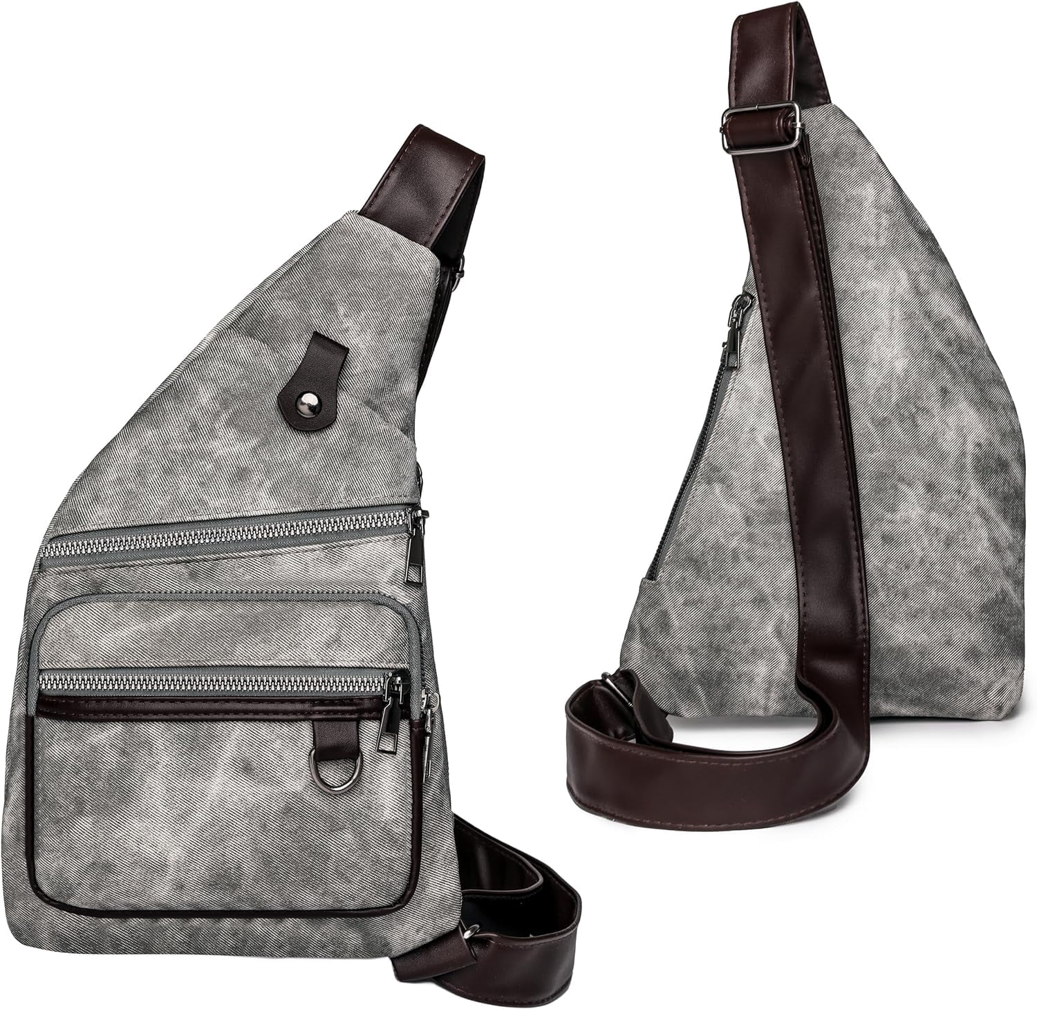 Wander Plus Anti Theft Travel Bag For Women, Side Crossbody Sling Backpack Shoulder Bags For Women Men Waterproof Theft Proof