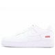thumbnail image 5 of Size 10 - Nike Air Force 1 x Supreme Low Box Logo - White, 5 of 6