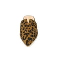 thumbnail image 6 of BLISSFUL STEP Women's Pointed Toe Flat V Shape Slides Mules Leopard (Size 8), 6 of 6
