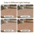 thumbnail image 7 of ODIKA 8'x10' Washable Area Rug Non-Shedding, Easy Care, Pink Blush Floral Elegance with Classic Motifs Intricate Garden Design Symmetrical Borders for King Size Bedroom Under Bed, Master Suite, 7 of 7