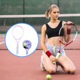 thumbnail image 6 of Vsenkes Tennis Ball Self Practice Training Lightweight Tool Tennis Racket Tennis er Set for Park Backyard Pink White, 6 of 7