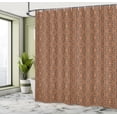 thumbnail image 4 of Ambesonne Floral Shower Curtain, Victorian Pattern Antique, 69"Wx84"L, Pale Caramel, 4 of 4
