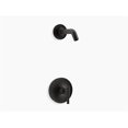 thumbnail image 1 of Kohler K-TLS14422-4-BL Purist Rite-Temperature Shower Valve Trim with Lever Handle, Less Showerhead - Matte Black, 1 of 1