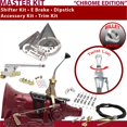 thumbnail image 1 of American Shifter  4L80E Shifter Kit Chrome 8 in. E Brake Cable Clamp Clevis Trim Kit Dipstick for ED9B5, 1 of 1