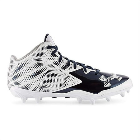 Under Armour Men's UA Nitro Mid MC, White/Navy, 9 D(M) US
