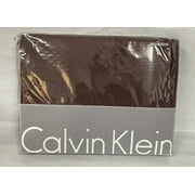 Calvin Klein Queen Coverlet Oval Bands Warm Plum Elm Blanket Msrp $215