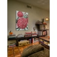 thumbnail image 5 of "Wool Flowers" Painting Print on Wrapped Canvas, 5 of 7