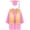 0-Pink1729, variant on Tiijoy Kids Preschool Kindergarten Graduation Gown Cap Set for Boys and Girls, Sizes 2-3