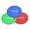 Multicolor, variant on Slippery Racer Downhill Pro Plastic Saucer Snow Sleds, Green, Blue, and Red