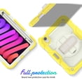 thumbnail image 2 of navor Rugged Cover Compatible with iPad Mini 6 (2021), Rotatable Kickstand Shoulder & Hand Strap Shockproof Heavy Duty Protective Case, 2 of 9