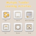 thumbnail image 3 of Juguetes sensoriales para niños de 1 a 3 años - Cubo de actividades ideal para niños de 1 año | Juguete Montessori para viajes, ideal para desarrollar la motricidad fina, 3 of 6