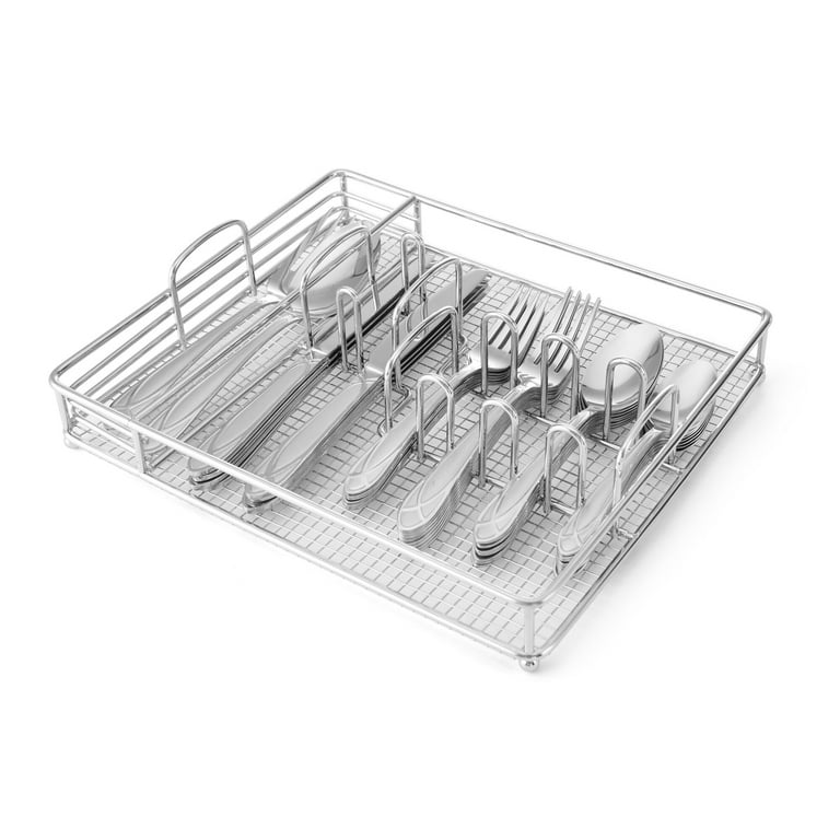 Free Shipping! Pfaltzgraff Mirage Frost 42-Piece Modern Flatware