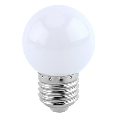 

2W E27 Multicolor Round LED Ball Light Bulb Globe Lamp Home Bar Shop Lighting White