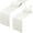 Ivory White, variant on Knubmt Set of 2 Satin Table Runners 12 x 108 Inch Long Silk Smooth Fabric Table Runners for Wedding Birthday Banquet Party Decoration