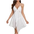 thumbnail image 2 of Fewfanhot Women's Lace Dress, Embroidery Lace-Up Camisole and T-Back Sleeping Skirt for Elegant Homewear Romantic Nights, 2 of 5