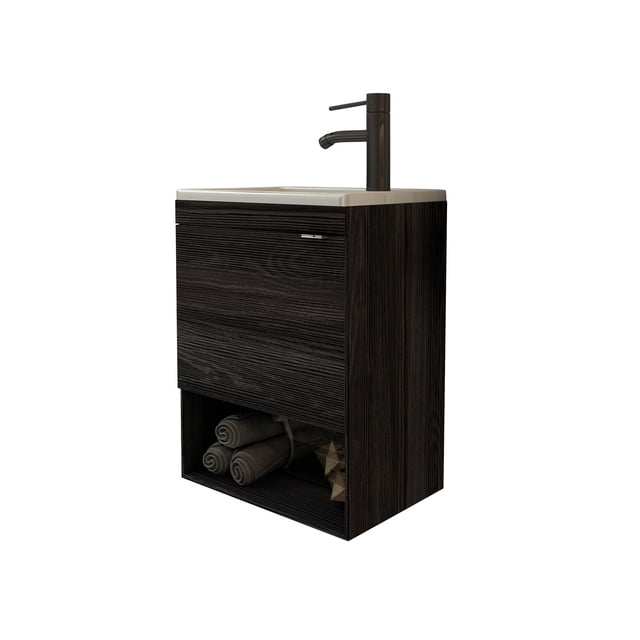 Mueble de baño ESATTO BLEU N EBANO-SIBERIA con Lavabo y Llave