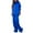 Blue, variant on Women 2 Piece Sweatsuits Plus Size Full Zip Workout Gym Travel Vacation Sweatshirt Sweatpant Two Piece Outfits Fall Comfortable Tracksuit Lounge Matching Set