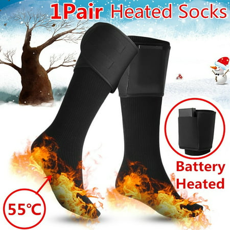 Electric Charging Battery Heated Cotton Socks Feet Thermal Winter Warmer Foot Sock for Cycling Skiing Unisex Motorcycle