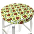 thumbnail image 3 of Lsque Avocado Round Bar chair cushion covers Velvet Fabric Premium Comfort Protects from Scratches and Stains for 14-17 Inch Chair- 14 inch, 3 of 7