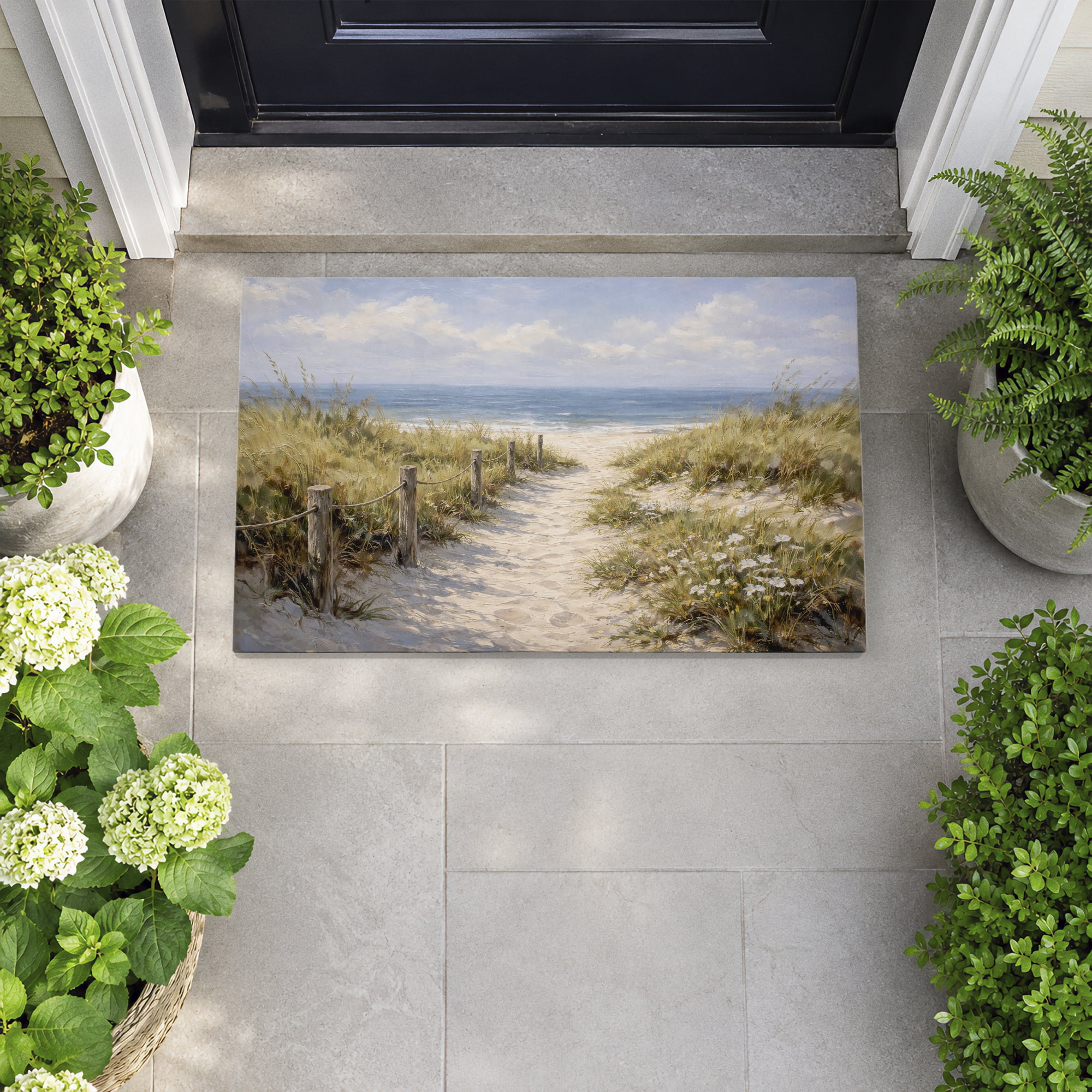 Stupell Industries Sandy Beach Pathway Printed Outdoor Door Floor Mat, design by Ziwei Li