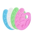 thumbnail image 1 of OUNONA 10Pcs Plastic Palette for Color Mixing and Storage by Amateurs, 1 of 8