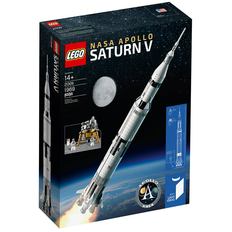Sophie portugisisk Eller enten LEGO Ideas Nasa Apollo Saturn V 21309 Building Kit (1969 Piece) -  Walmart.com