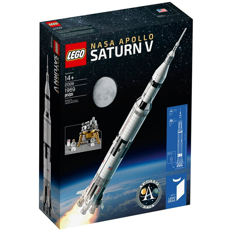 LEGO Ideas Nasa Saturn V 21309 Building Kit Piece) - Walmart.com