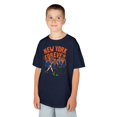 thumbnail image 2 of New York Starting 5 Basketball Cartoon Kids Heavy Cotton Tee-KBNYK5001B-Navy-S, 2 of 3