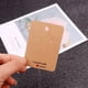 thumbnail image 3 of Juego de 200 tarjetas para exhibición de collares y pendientes, incluye 50 tarjetas blancas para sujetar aretes, 50 bolsas autosellantes, 100 topes de goma para aretes, tarjeta para hacer joyas de, 3 of 5