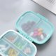 thumbnail image 4 of Contenedor organizador de 8 rejillas para tabletas, pastillero de viaje con anillo de sellado, caja pequeña para tabletas, contenedor de paja de trigo para medicamentos, 4 of 5