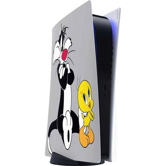 Skinit Cartoons Sylvester Tweety Bird Crossed Arms PS5 Digital Edition Console Skin