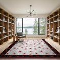 thumbnail image 2 of ODIKA Mens Repeating Web Strand Men Frame Webs Wevs Bold Radiating for Master Suite, California King, Under Bed, Foldable Easy Care, 2 of 7