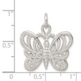 thumbnail image 3 of FB Jewels Sterling Silver Polished Butterfly Pendant, 3 of 4