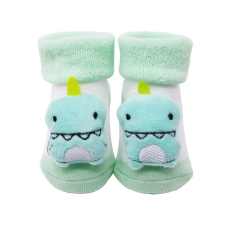 

YOHOME Baby Infant Socks Newborn Cotton Boys Girls Anti-slip Socks Cartoon Bell