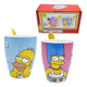 thumbnail image 1 of 2 Tazas Cerámica Homero Marge Simpson Cuchara 310ml Original Malubero Con Cuchara, 1 of 3