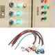 thumbnail image 3 of 15 luces LED piloto de 10 mm y 12 V CC con cable de alimentación, 3 of 5
