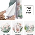 thumbnail image 4 of Peel and Stick Wallpaper White Peach Blossm Flowers Chinese Style Tree Branches Ancient Poems Modern Art Wall Mural Decor Self Adhesive and Removable 69in x 98in, 4 of 8