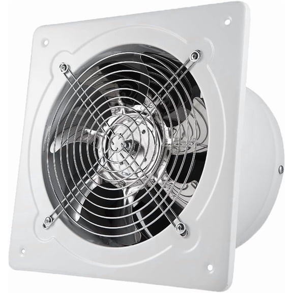 USIONE 382CFM 6 Inch Exhaust Fan - 110V 40W Wall/Ceiling Mount Ventilation Blower for Bathroom Attic Basement Window