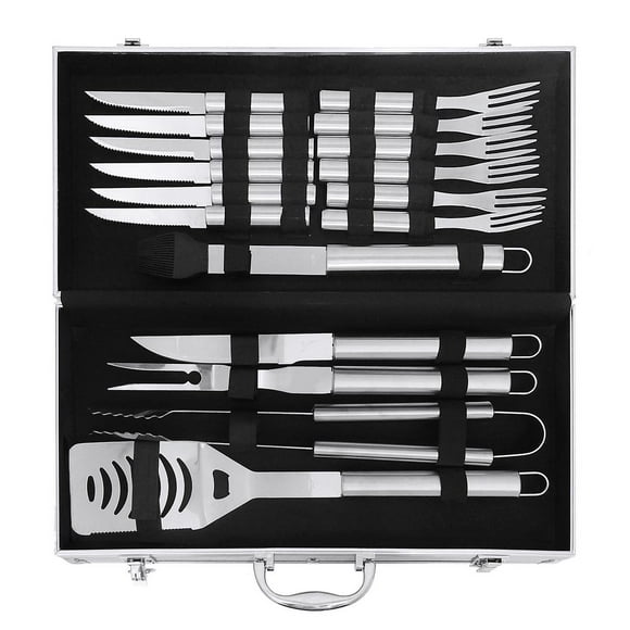 Juego De Utensilios Y Cubiertos Para Asador + Maletín Genérico Gaucho