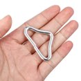 thumbnail image 2 of Mersess 20pcs Stainless Steel Triangle Buckles Connectors for Trampoline, Bag, Mat, Craft Replacement Parts, 2 of 10