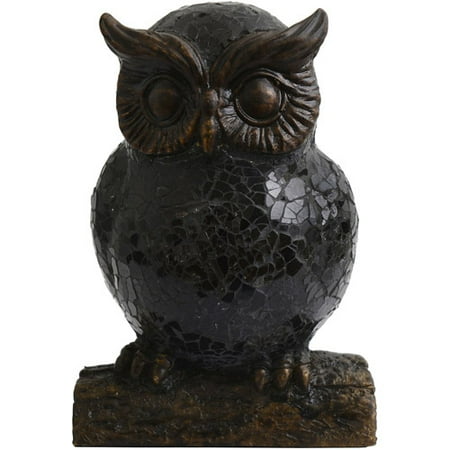 Better Homes and Gardens Bronze Resin Owl Night Lamp