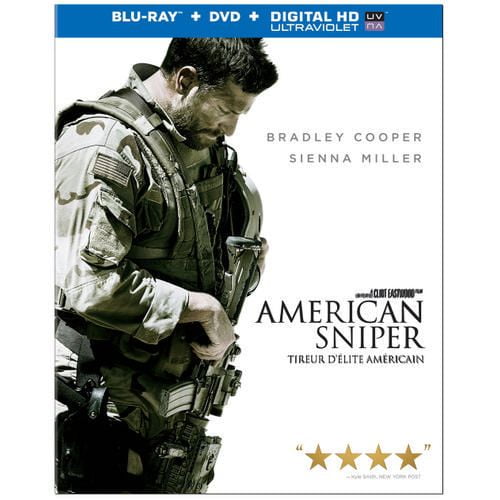 American Sniper (Blu-ray + DVD + Digital HD) (With Ultraviolet) (Bilingual)