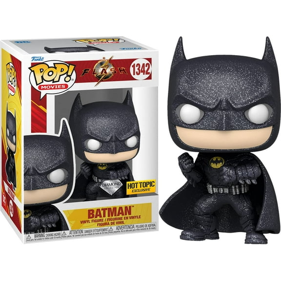 Funko Pop The Flash Batman Diamond Hot Topic Exclusive Vinyl Figure, Black