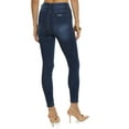 thumbnail image 2 of Women's WAX Stretch Distressed High Rise Jeans, 2 of 2