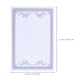 thumbnail image 2 of LOLIPPYY 50Pcs Printable Award Certificate Paper Blue Tear Resistant and Achievements, 2 of 8