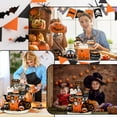 thumbnail image 5 of Husfou Happy Halloween Tiered Tray Decor Set, Wooden Tabletop Centerpieces Signs Truck Pumpkin Ghost Table Decorations for Halloween Party Supplies, 5 of 6