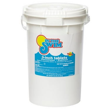 HTH Super 3 inch Chlorine Tablets for Pool, 5 Pounds - Walmart.com