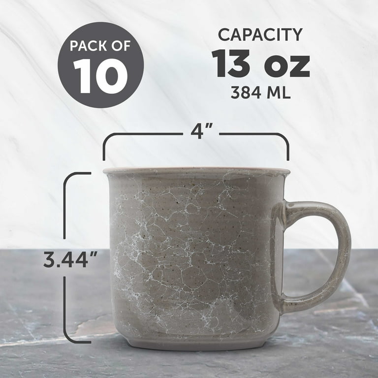 13oz Ceramic Custom Campfire Coffee Mugs in Bulk