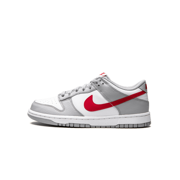 NIKE GRADE SCHOOL DUNK LOW GS "White / Grey / Red" DV7149 001 DV7149 001 from Stadium Goods